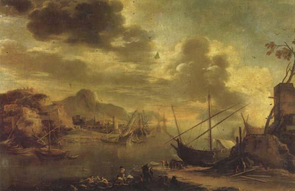 Salvator Rosa The Gulf of Salerno Germany oil painting art